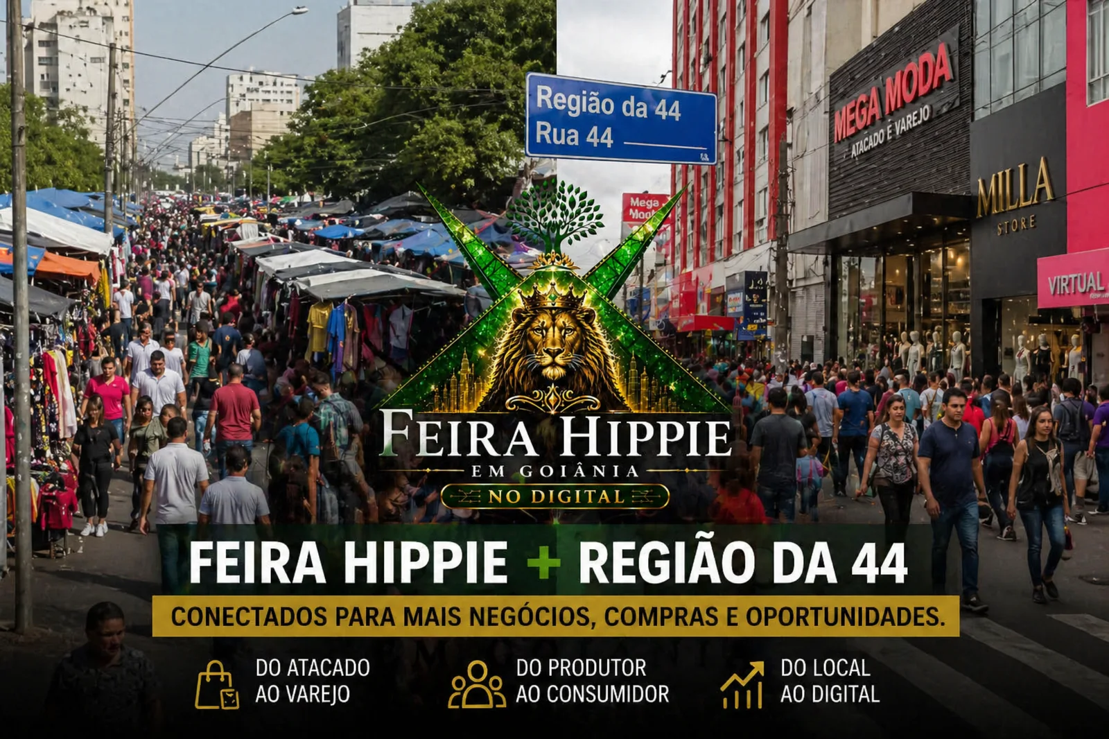 Feira Hippie e Região da 44 conectados